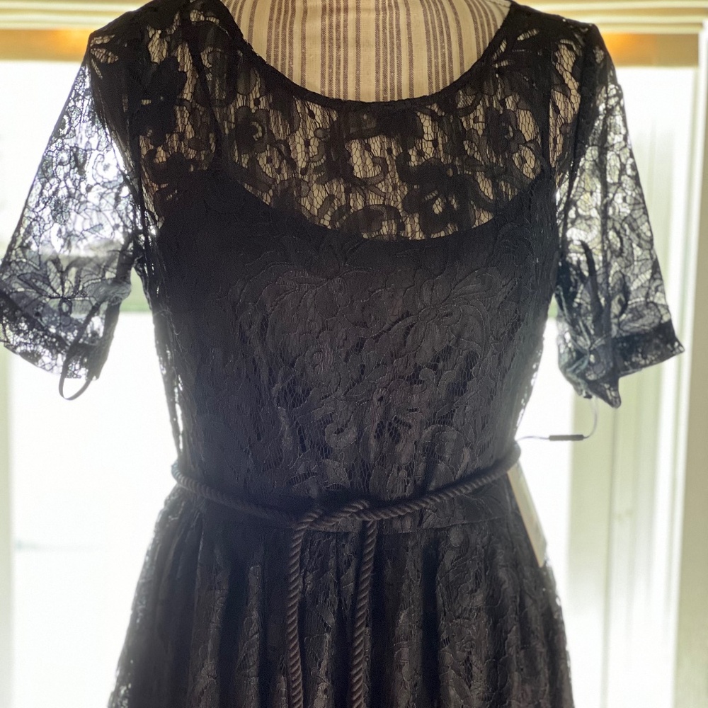 Calvin Klein Black Lace Dress